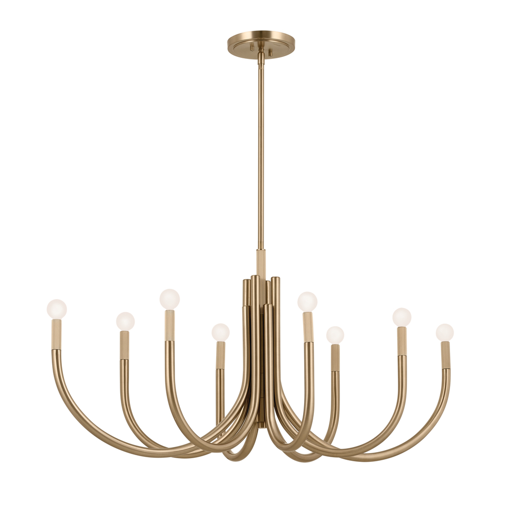 Oval Chandelier 8Lt