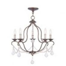 Livex Lighting 6435-71 - 5 Light VBR Chandelier