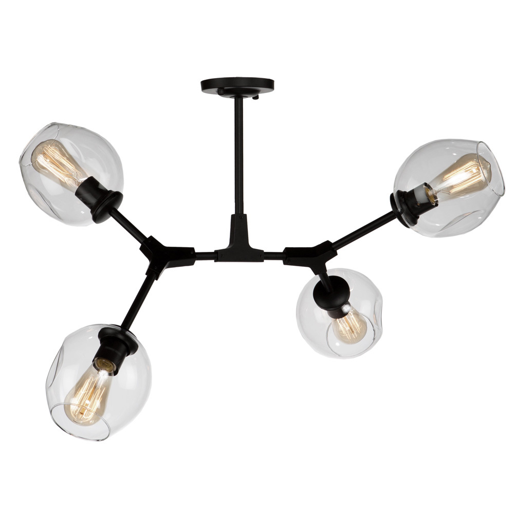 Organic JA14024BK Semi Flush