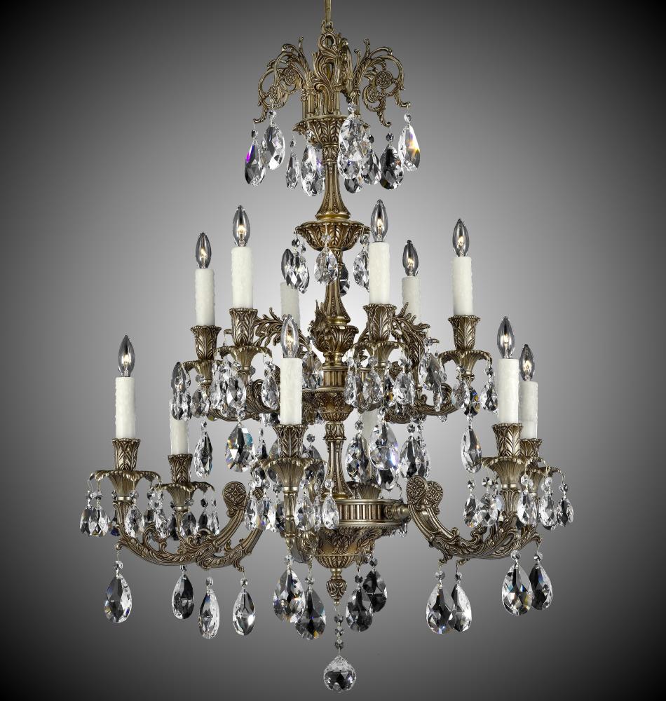 6+6 Light Finisterra Chandelier