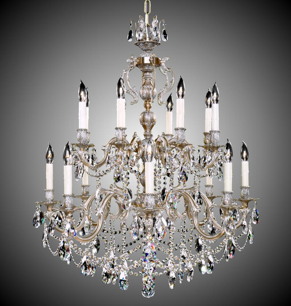 8+8 Light Rosetta Chandelier