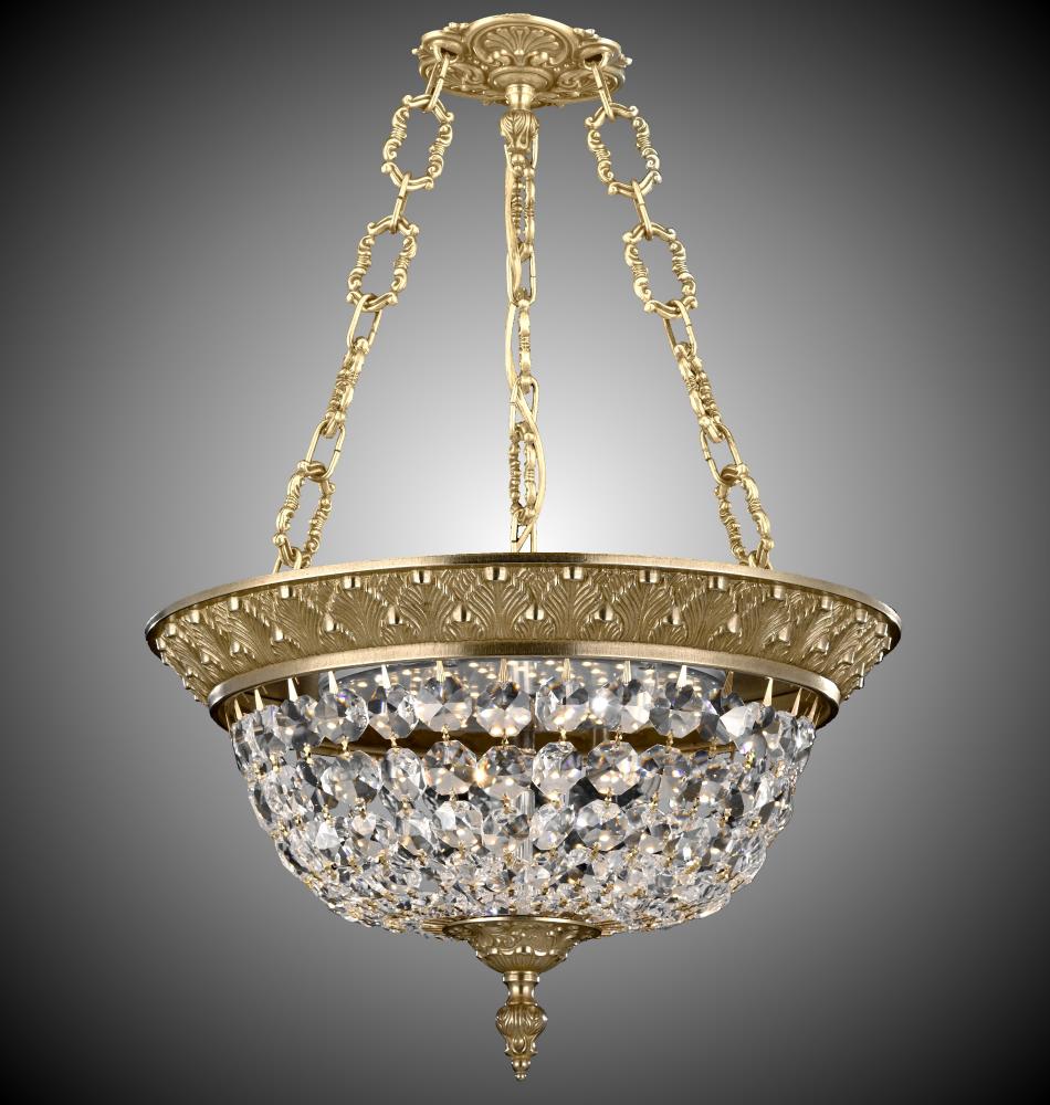 15"W 3 Light Corinthian Pendant