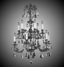 American Brass & Crystal CH2006-A-01G-PI - 5+5 Light Finisterra Chandelier