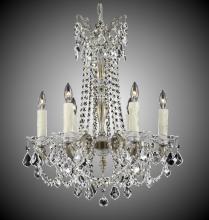 American Brass & Crystal CH9282-A-01G-PI - 6 Light Crystella Chandelier