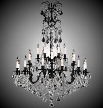 American Brass & Crystal CH9868-A-01G-PI - 8+24 Light Sterling Chandelier