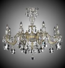 American Brass & Crystal FM9744-A-01G - 8 Light Marlena Flush Mount