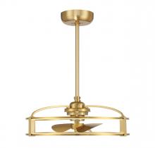 Savoy House 23-FD-645-322 - Vesta LED Fan D'Lier in Warm Brass