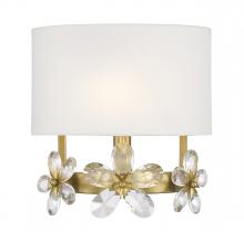 Savoy House 9-4364-1-322 - Dahlia 1-Light Wall Sconce in Warm Brass