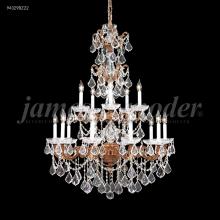 James R Moder 94329BZ2GT - Madrid Cast Brass 15Light Entry Chandelier