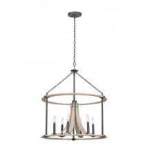 Kalco 506652NI - Middleton 6 Light Pendant