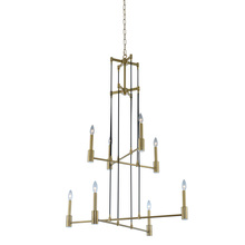 Kalco 509851WB - Kingston (4 + 4) Light 2 Tier Foyer