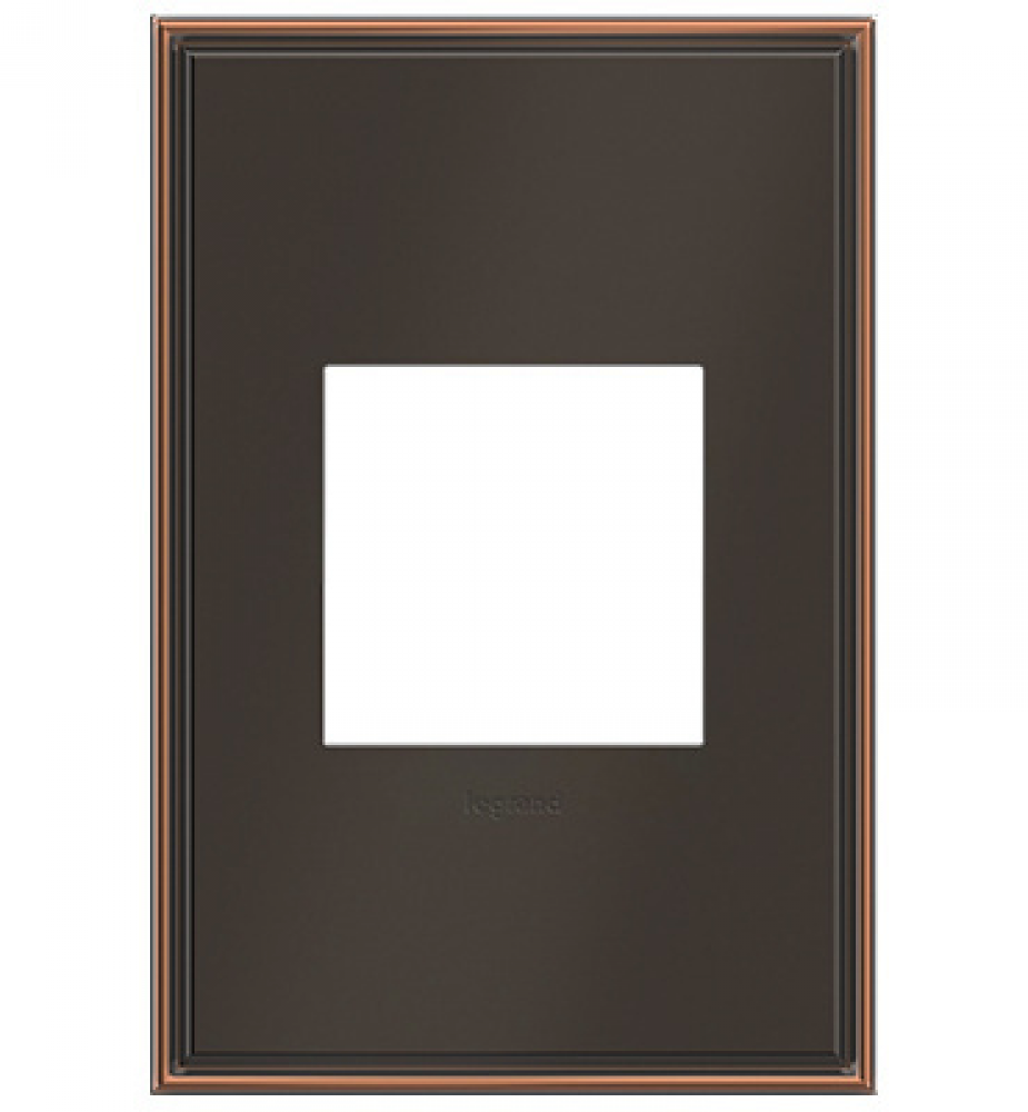 adorne® Oil-Rubbed Bronze One-Gang Screwless Wall Plate