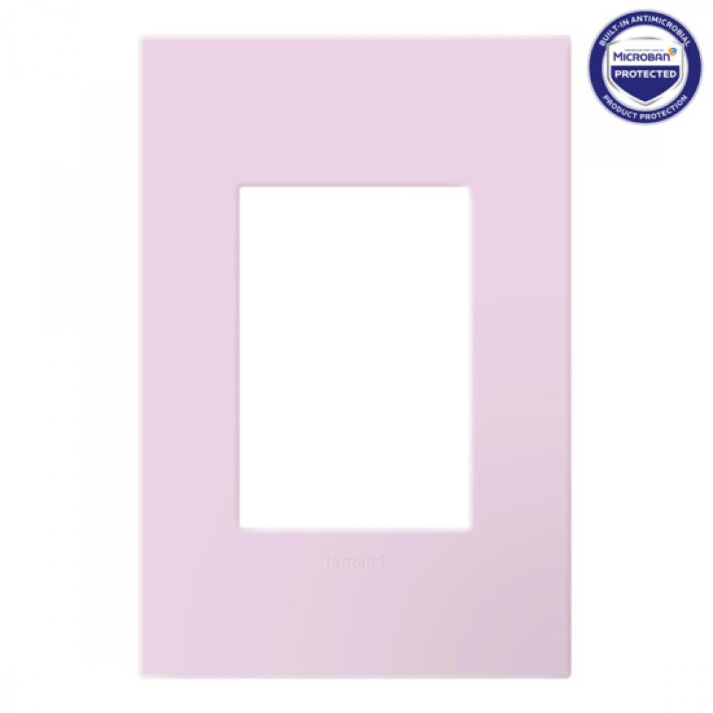 Adorne® Rosa One-Gang Screwless Wall Plate with Microban®