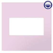 Legrand AWP2GRA - Adorne® Rosa Two-Gang Screwless Wall Plate with Microban®