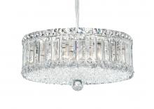 Schonbek 1870 6670R - Plaza 9 Light 120V Pendant in Polished Stainless Steel with Radiance Crystal