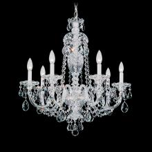 Schonbek 1870 2995-40R - Sterling 7 Light 120V Chandelier in Polished Silver with Clear Radiance Crystal