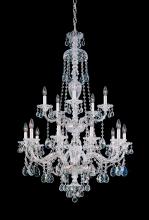 Schonbek 1870 3608-40R - Sterling 15 Light 120V Chandelier in Polished Silver with Clear Radiance Crystal