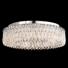 Schonbek 1870 RS8347N-06R - Sarella 12 Light 120V Flush Mount in White with Clear Radiance Crystal