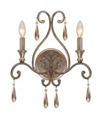 Crystorama 7522-DT - Crystorama Shelby 2 Light Distressed Twilight Sconce