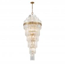 Crystorama HAY-1419-AG - Hayes 31 Light Aged Brass Chandelier