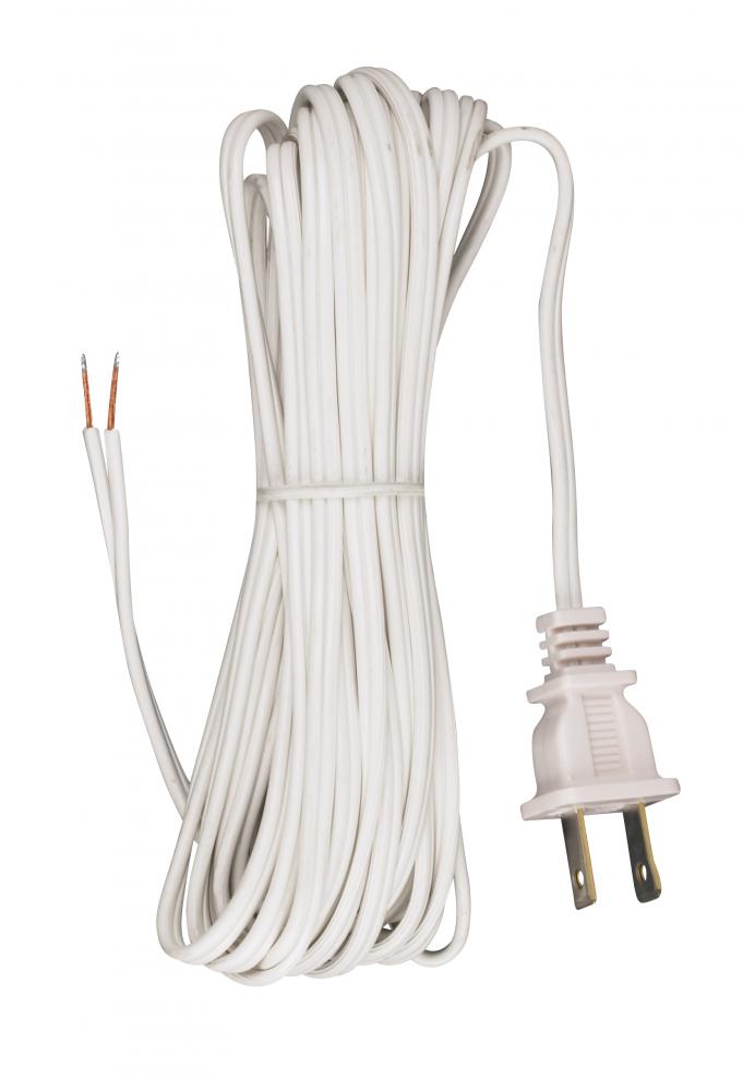 18/2 SPT-1-105C All Cord Sets - Molded Plug - Tinned Tips 3/4" Strip with 2" Slit 100 Ctn.