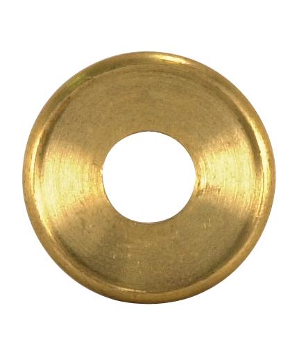 Turned Brass Check Ring; 1/8 IP Slip; Unfinished; 1" Diameter