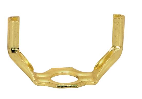 Light Duty Saddle; Brass Plated; 1/4 IP