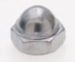 Cap Nut; 8/32; Chrome Finish