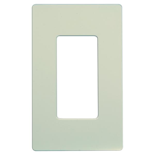Wallplate For Dimmers And Sensors; 1-Gang; Almond Finish; Lutron