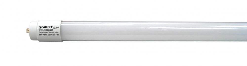 33 Watt T8 LED; Single pin base; 4000K; 50000 Average rated hours; 4400 Lumens