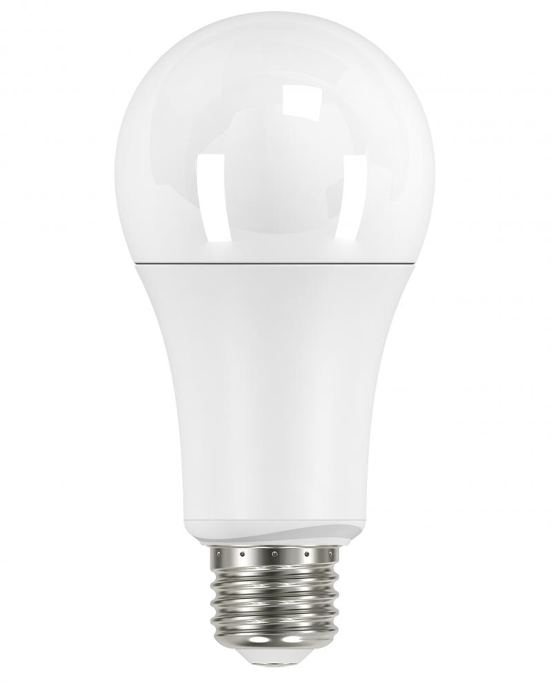 15 watt; A21 LED; 2700K; Medium base; 240' beam spread; 120 volts; 4-pack
