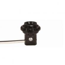 Satco Products Inc. 90/1556 - Phenolic Threaded Candelabra Socket With Shoulder And Phenolic Ring; 1-1/4" Height; 8" AWM