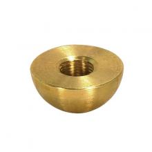 Satco Products Inc. 90/2097 - Brass Half Ball; Unfinished; 1/8 Tap; 3/4" Diameter