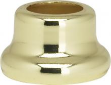 Satco Products Inc. 90/2192 - Flanged Steel Neck; 1/2" Height; 7/8" Bottom; Brass Plated Finish