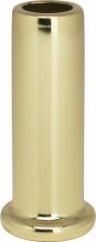 Satco Products Inc. 90/2195 - Flanged Steel Neck; 2" Height; 7/8" Bottom; Brass Plated Finish