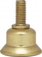 Satco Products Inc. 90/2458 - Steel Riser; 1/4-27; Brass Plated; 1/2" Height