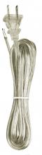 Satco Products Inc. 90/2642 - 10 Foot Cord Set; Silver Finish; Full Tinned; Hanked