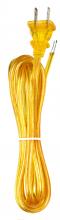 Satco Products Inc. 90/2643 - 10 Foot Cord Set; Gold Finish; Full Tinned; Hanked