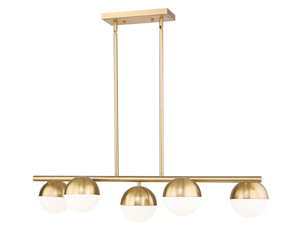 5 Light Linear Chandelier