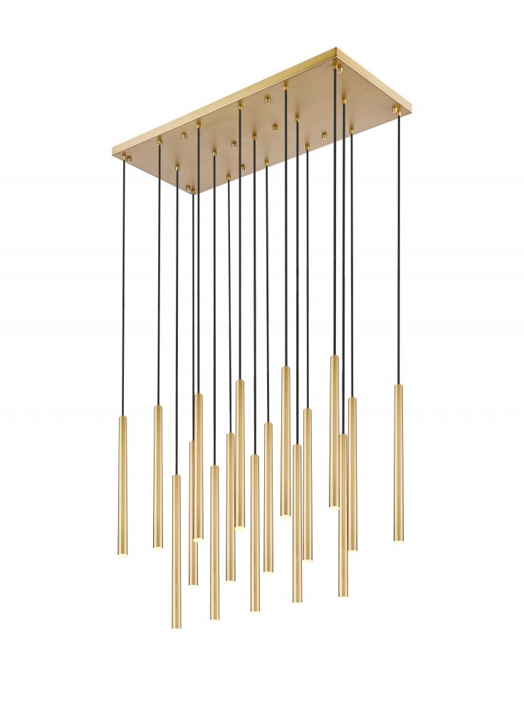 17 Light Linear Chandelier