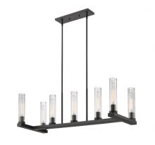 Z-Lite 3031-7L-BRZ - 7 Light Linear Chandelier