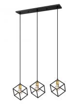 Z-Lite 478-3L-BRZ-OBR - 3 Light Linear Chandelier