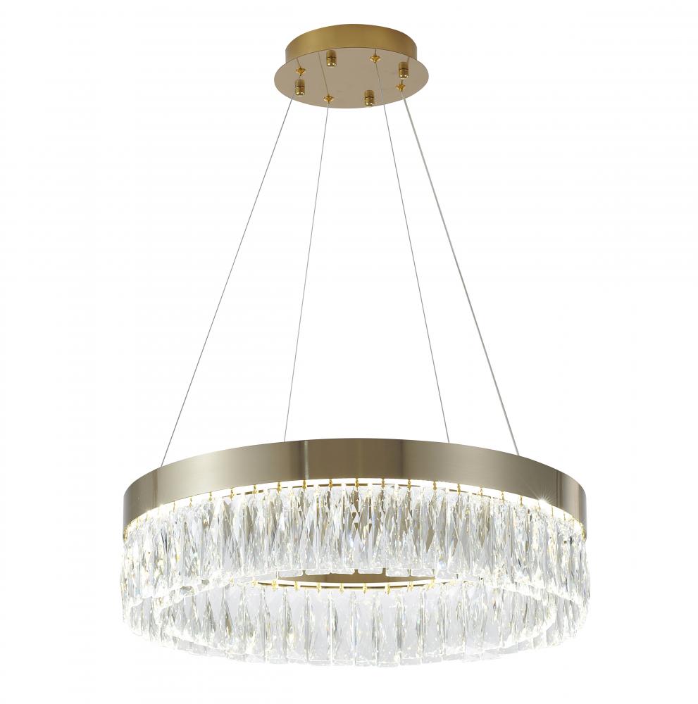 LED Chandelier Gold