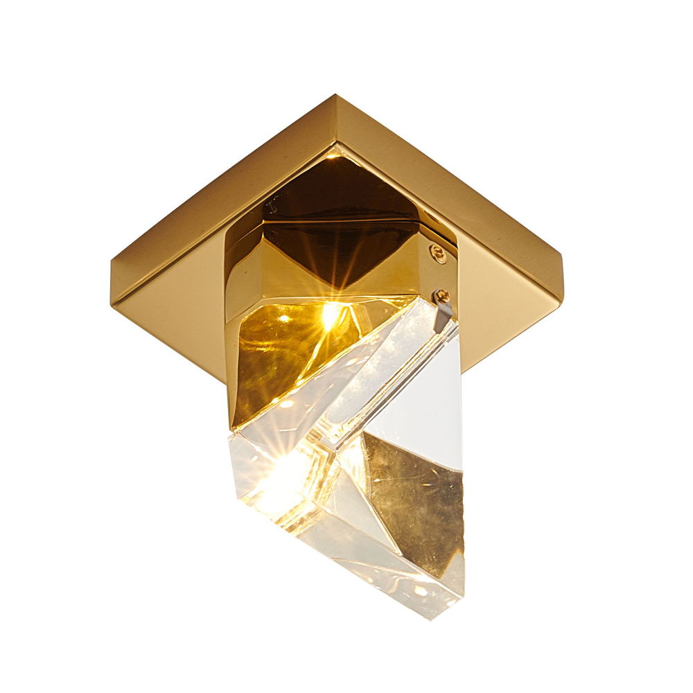 LED Flush Mount Brass