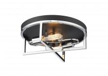 Bethel International YS22130C14BCH - Black and Chrome Flush Mount