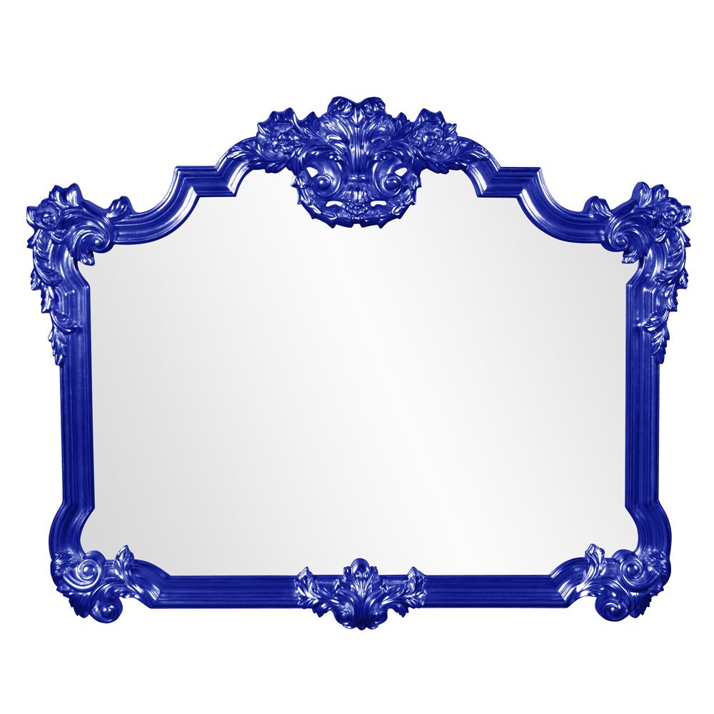 Avondale Mirror - Glossy Royal Blue