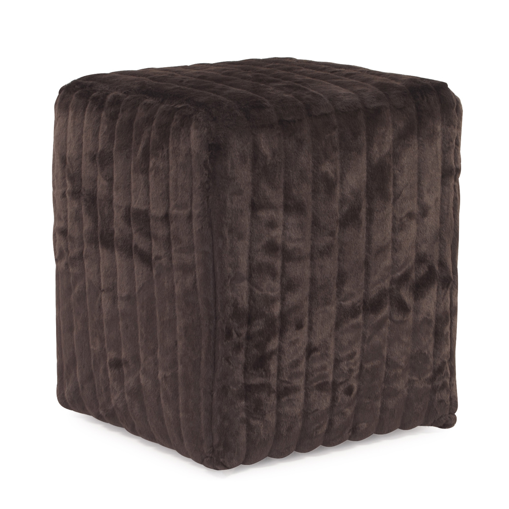 Howard Elliott Mink Brown Universal Cube Ottoman