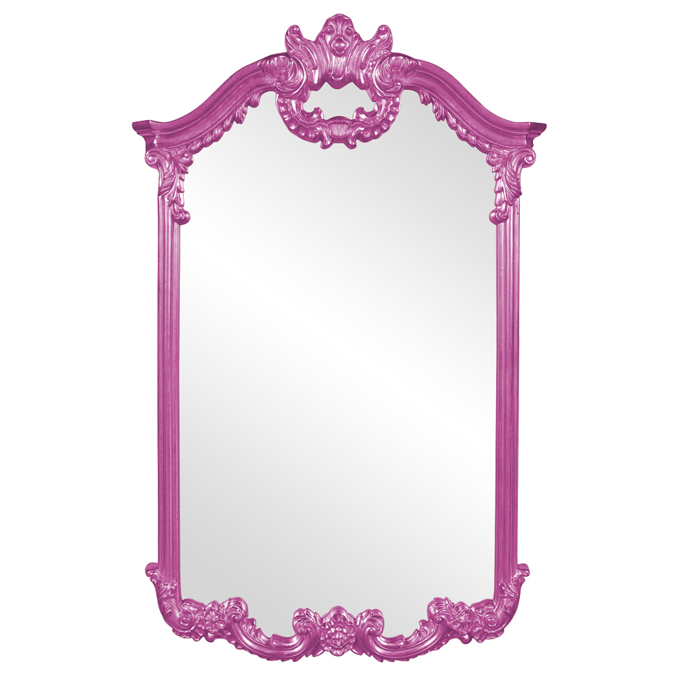 Roman Mirror - Glossy Hot Pink