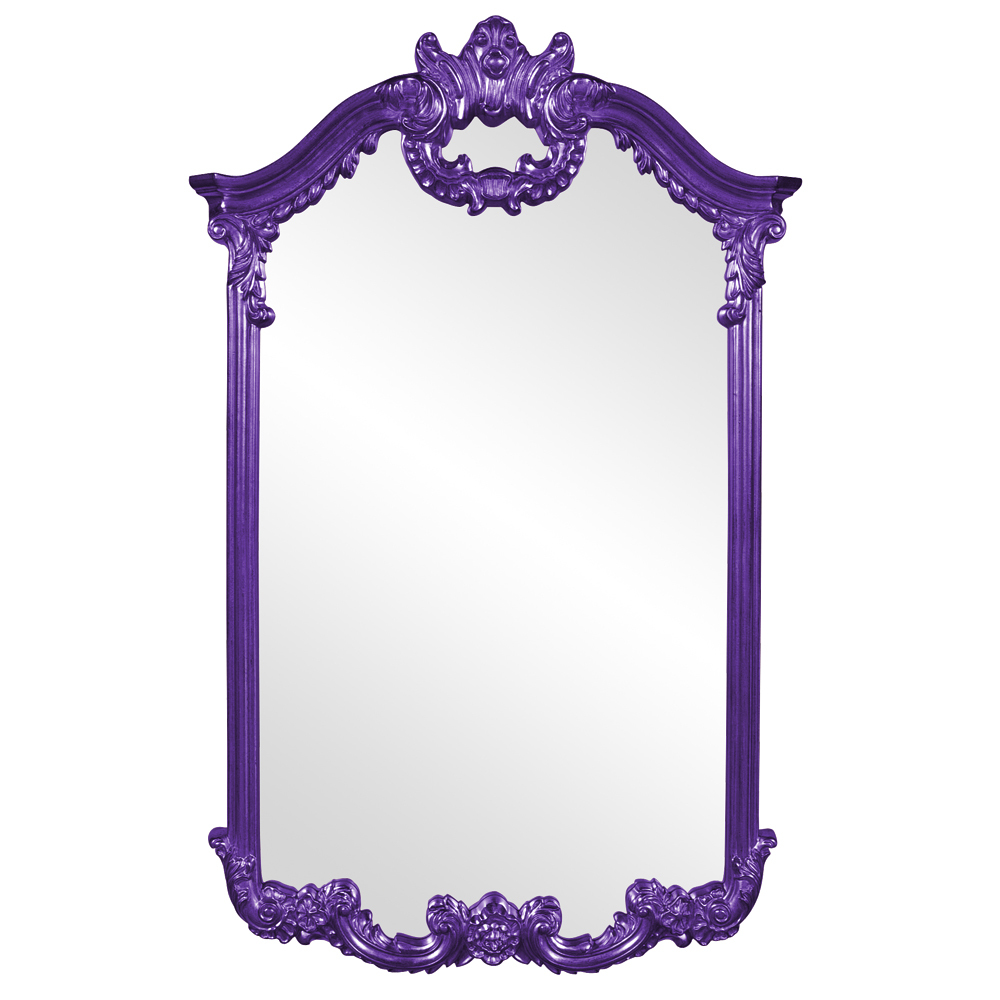Roman Mirror - Glossy Royal Purple