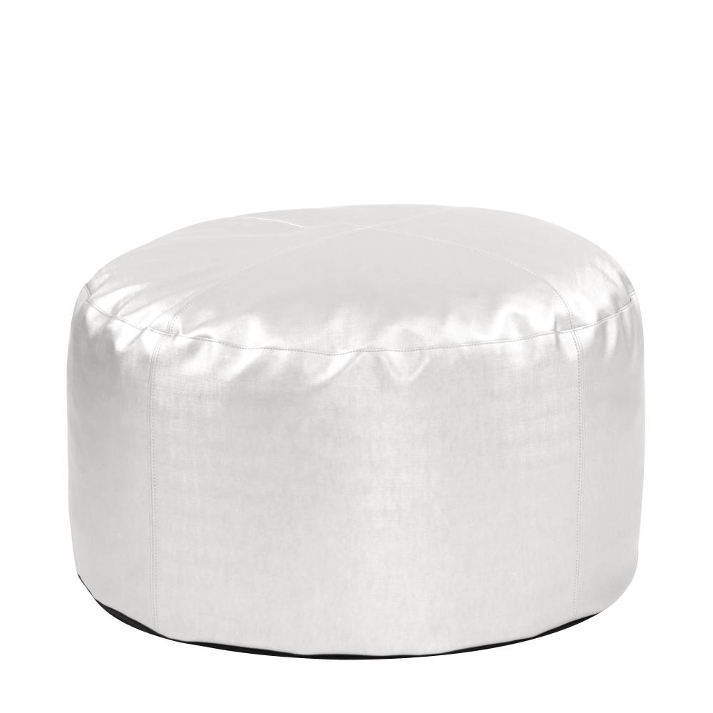 Foot Pouf Luxe Mercury